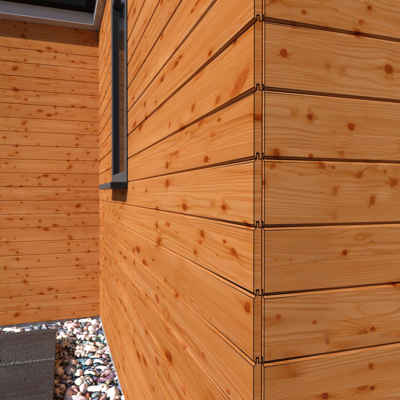 UK Larch Cladding - Exterior Timber : Exterior Timber UK Larch Cladding - Exterior Timber : Exterior Timber